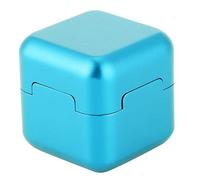 Alomejor Chalk Holder Aluminum Portable Mini Cue Tip Billiard Pool Chalks Carrier Case for Billiard Cue Billiard Accessory(Blue)