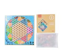 Alomejor Chess Set, Foldable Board with Pieces, Portable Travel Design, Educational Board Game for Kids and Adults (ZKB-chess checkers)