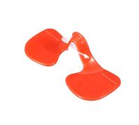 Alomejor Chicken Eye Peeper Glasses Spectacles Protector for Hen Pecking Prevention 100pcs Non- and Durable Red Chicken Goggles for Poultry