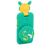 Alomejor Children Microscope Camera Phone, 2 in 1 Smart Touchscreen HD Pocket Handheld with 22 Functions 180 Degree Rotating Lens, for Kids Science Exploration and Learning Gift (Green)