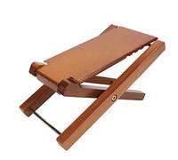 Alomejor Classic Wooden Guitar Foot Calm Style Elegant Style Adjustable Height for a Correct Position for Guitarists (Ashtree Wood)