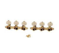 Alomejor Classical Guitar Tuners Durable Rust Proof Dragon Scales Tuners Machine Head for Vintage Guitar Players Metal 2 Pcs