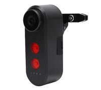 Alomejor Clean the 4K Bicycle Camera with Rear Light for Bicycle Outdoor 140 Degrees Wide -angle IPX6 Safe Evening for the Evening (No Memory Card)