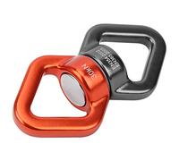 Alomejor Climbing Rotational Device, 360° Swing Accessory (Gray Orange) | Aluminum-Magnesium alloy, Triangular design, High-speed rotation, Suitable for aerial dance