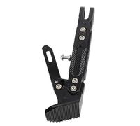 Alomejor CNC Aluminum Alloy Motorcycle Side Stands Supported, the Bike At the Right Angle, an Adjustable Stand for Safe Standing Positions, Keep for Drivers