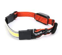Alomejor COB Headlamp, USB Rechargeable Adjustable Headband Light with Red White Light Modes, for Outdoor Camping Hiking Fishing Cycling
