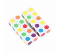 Alomejor Color Dice 6 Colors Right Angle of Teaching Cubes, Smooth and Safe Design, for Digital Lessons in the Classroom