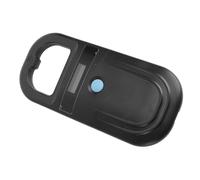Alomejor Compact Animal Chip Reader with 15cm Reading Distance for Convenient Pet Microchip Scanning and Wildlife Monitoring, Rechargeable Li Battery (Black)