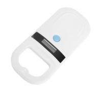 Alomejor Compact Animal Chip Reader with 15cm Reading Distance for Convenient Pet Microchip Scanning and Wildlife Monitoring, Rechargeable Li Battery (White)