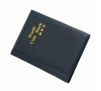 Alomejor Compact Coin Collecting Book 120 Pockets 10 Pages Portable World Coin Storage Folder Album for Tokens and Caps Green (Green)