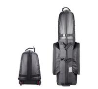 Alomejor Compact Travel Bag with Smooth-Rolling Wheels, Foldable Design, Convenient Club Travel Bag for Gear Storage, at The Airport