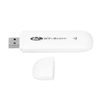 Alomejor Compact WiFi Modem Dongle 4G LTE Car Mobile Router with SIM Slot for On-the-Go Networking