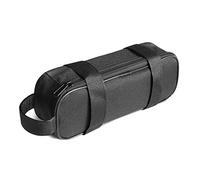 Alomejor Controller Bag, Water-Resistant Polyester Frame Mount | Electric Bike Storage Pouch with Padded Interior, 27x9.5x7cm, 3 Adjustable Straps, Cable Hole for Road Scooter, Front Top