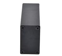 Alomejor Cooling Case Aluminum Alloy Project Box Easy Installation for Electronics Matte Black 6063-T5 25 X 40 X 80mm Includes 2 Units