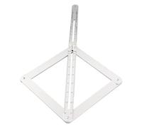 Alomejor Corner Angle Finder Adjustable Protractor Tool for Quick Measurements At Home, Lightweight Aluminum Alloy Design, 15" X 1.8" X 0.8"