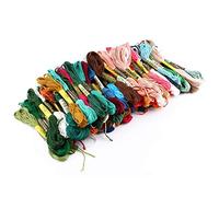 Alomejor Cross Stitch Thread Set, 100 Colors, 8m Length