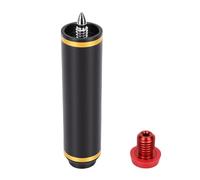 Alomejor Cue Stick Aluminum Alloy Pool Cue Extension, Pool Stick Extender with Secure Connection for FURY (4 Inch Black)