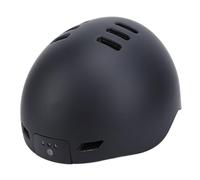 Alomejor Cycling Helmet, PC EPS ABS Material, Front Rear Lighting Bike Helmet with Camera and HiFi Speaker for Men Women Road Mountain Biking