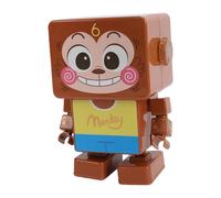 Alomejor Dancing Monkey Toy for Kids, Music and Light Interactive Robot with Movement, Cute Birthday Toddlers 1-3 Years Old