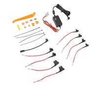 Alomejor Dash Cam Hardwire Kit, ABS Material, Adjustable Cut Off and Voltage Display for 24 Hour Parking Monitoring Dash Cams and Type C Devices
