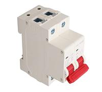 Alomejor DC Circuit Breaker 2P Mini Design 6000A Overload Protection for Solar Photovoltaic Systems 20A 1000V