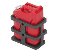 Alomejor Decorative RC Car Fuel Tank with High Simulation, Ideal for Modeling Cars to Climb At 1/10 1/8 Scale, Mini Plastic Tank to Appear (Red)