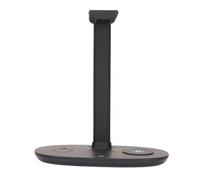 Alomejor Detachable 4 in 1 Wireless Headphone Stand Multi-Purpose Dock for Travel Hotel PC Material