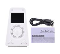 Alomejor Digital Metronome Tuner, Rechargeable 3 in 1 Electronic Metronome with BT Speaker, Timer, 8 Rhythm Patterns, 30-280 BPM, for Guitar Piano Violin and All Instruments (White)