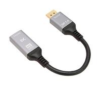 Alomejor DisplayPort 1.4 to HD Multimedia Interface 2.1 Cable for HD TV and Projector, 8K 60Hz High-Speed Adapter Cord