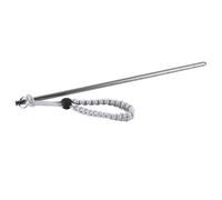 Alomejor Diving Pointer Stick Aluminum Alloy Scuba Diving Noise Maker Stick Rod Pointer with Adjustable Wrist Lanyard Accessories (Gray)