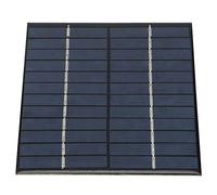 Alomejor DIY 2W 12V Solar Panel Module for Small Home Projects and Scientific Experiments Suitable for Solar Toys and Lawn Lights 5.4x4.3in Polycrystalline Silicon