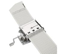 Alomejor DIY 30 Note Tape Hand Crank Music Box - Creative Musical Composition Set for Adults and Kids - Create Custom Melodies with 20 Paper Tapes