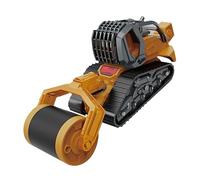 Alomejor DIY Assembly Car Toy, Engineering Truck Model Alloy Construction Vehicle with Light and Sound, for Kids Educational Alloy Vehicle (Street Roller)