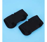 Alomejor Dog Cat Leg Brace Protector Elastic Knee Pads for Recovery Warm Winter Toes S/M/L Dogs for Pet Joint Support Black 2pcs (L)