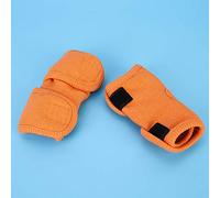 Alomejor Dog Cat Leg Brace Protector Elastic Knee Pads for Recovery Warm Winter Toes S/M/L Dogs for Pet Joint Support Black 2pcs (L)