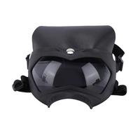 Alomejor Dog Goggles Hat, UV Protection Doggy Sunglasses,Eye Protection, Comfortable for Small Dogs Puppy Riding (Black Frame Gray Lens)