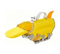 Alomejor Dog Life Jacket Cute Bee Design with High Buoyancy for Safe Swimming Adventures for Small Dogs Lightweight Oxford Fabric (Big Eyed Design)