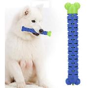 Alomejor Dog Teeth Cleaning Chews, Soft Silicone Toothbrush Stick for Dogs, Multi-Directional Gum Massager with Crevice for Toothpaste, Ideal for Oral Care and Bad Breath Prevention