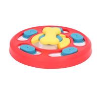 Alomejor Dog Treat Puzzle Feeder Toy, Interactive IQ Training for Mental Stimulation and Anxiety Relief, with Treat Dispenser for Play (Red)