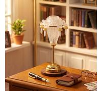 Alomejor Dollhouse Light 1 12 Scale Miniature Chandelier Alloy and Plastic Warm LED with CR1632 Battery 2.38 X 1.38in for Dollhouse Diorama Room Box Display Collectors (Candle Light)