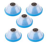 Alomejor Drill Dust Bowl 5PCS Anti-Vibration Dust Collector for Ceiling Work Compact ABS and Sponge Material