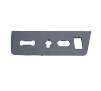 Alomejor Driver Side Seat Switch Housing Panel, ABS Power Seat Control Switch Bezel Trim BL3Z 14A706, Easy Replacement, Smooth Finish, Protection for Front Left Driver Side (Steel Gray)