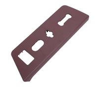 Alomejor Driver Side Seat Switch Housing Panel, ABS Power Seat Control Switch Bezel Trim BL3Z 14A706, Easy Replacement, Smooth Finish, Protection for Front Left Driver Side (Red Brown)