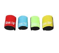 Alomejor Drum Cymbal Mute, 4 Pieces Polyester Fiber Cymbal Silencer Pads for Noise Reduction, with Practice Mufflers for 14 16 18 20 Inch Cymbals
