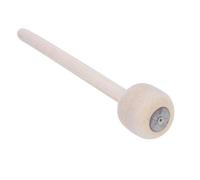 Alomejor drum mallet,anti-slip wooden handle wool felt head multi-purpose hammer for percussionists drummers and music educators in studio practice live performance and educational workshops