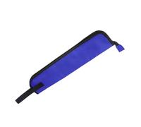 Alomejor Drum Stick Bag, Oxford Fabric Drumstick Case with Handle Hanger, 46 X 10 X 2 Cm Portable Storage for Drumsticks Brushes Mallets, for Drummers Practice Stage Travel (Blue)