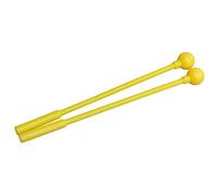Alomejor Drum Stick, Percussion Instrument Parts for Beginners, Ideal for Music Education and Teaching Aids, Perfect for Xylophone and Steel Harp Players (Yellow Plastic)