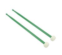 Alomejor Drum Sticks, Felt and Nylon Drum Mallet Double Headed Stick Set for Timpani and Snare Players (Green)