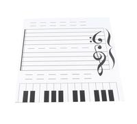 Alomejor Dry Erase Board, Magnetic Board for Piano Keys Teaching, Supports Note Reading and Music for Students
