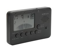 Alomejor Dulcimer Tuner 3 in 1 Metronome Tuner Tone Generator Music Instrument Tool with LCD Display MT520Y Black